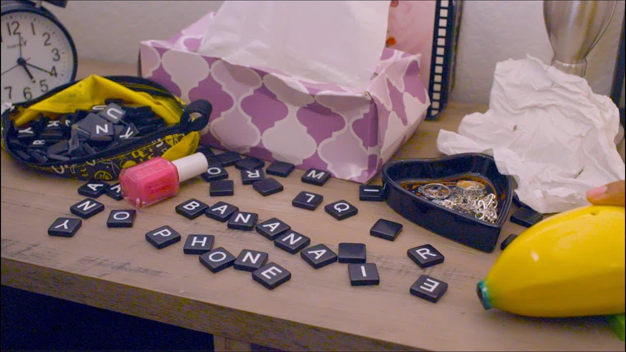 Frame from the short film Banana Phone